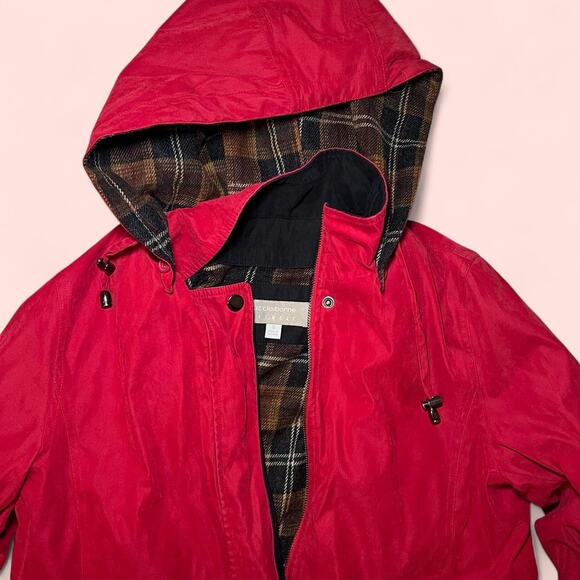 Vintage red liz claiborne winter jacket - Picture 3 of 6